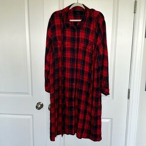 Lane Bryant women’s shirt dress